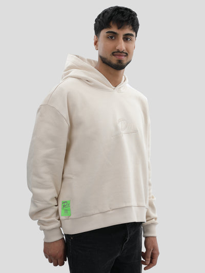 Boxy Hoodie Unisex mit großer Stickerei in Perfectly Pal