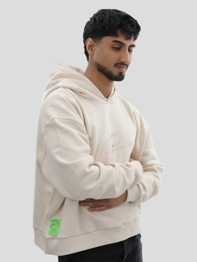 Boxy Hoodie Unisex mit großer Stickerei in Perfectly Pal