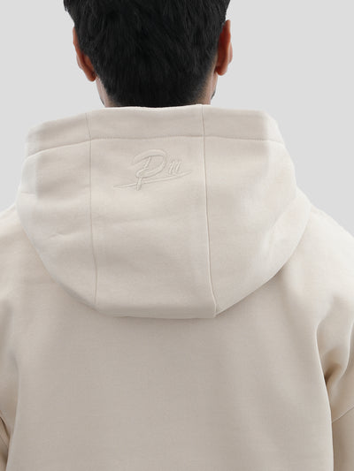 Boxy Hoodie Unisex mit großer Stickerei in Perfectly Pal